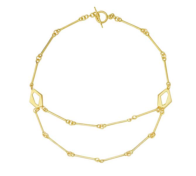 Rush Jewelry Icon Victoire signature link necklace