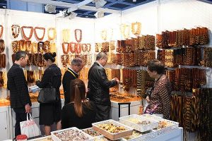 Amber at the Hong Kong Jewellery Show