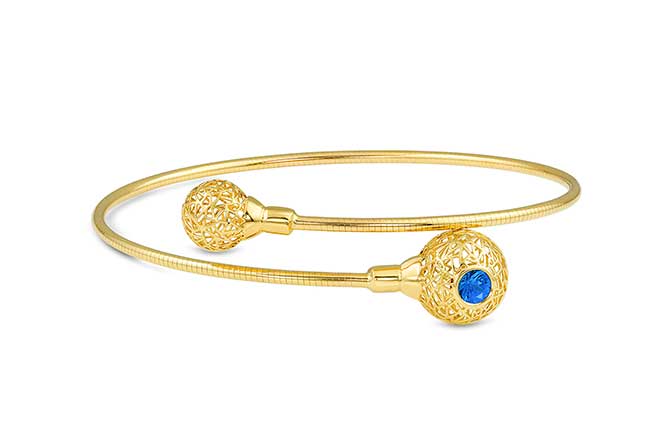 Baiyang Qiu sapphire bangle bracelet