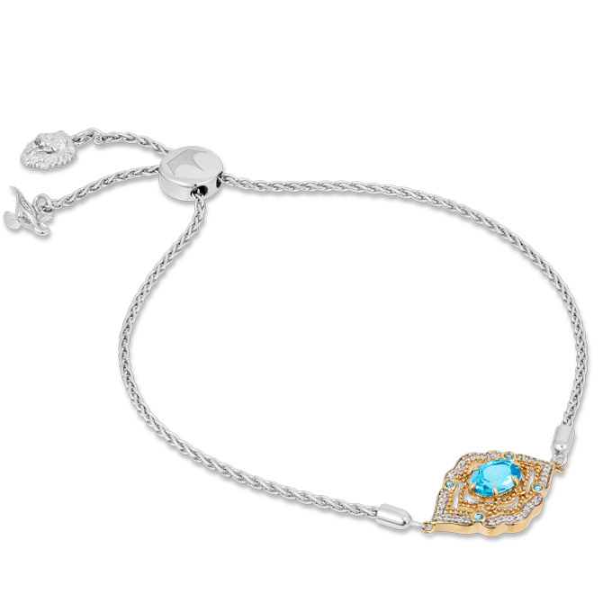 Zales Aladdin topaz bracelet