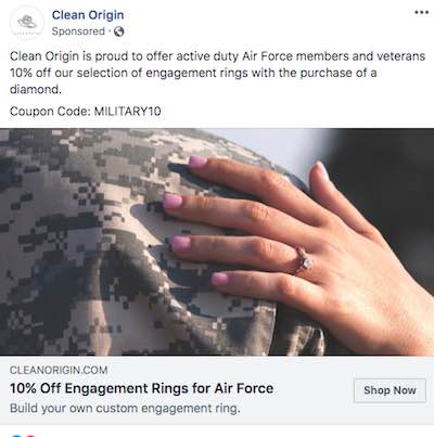 Facebook ad