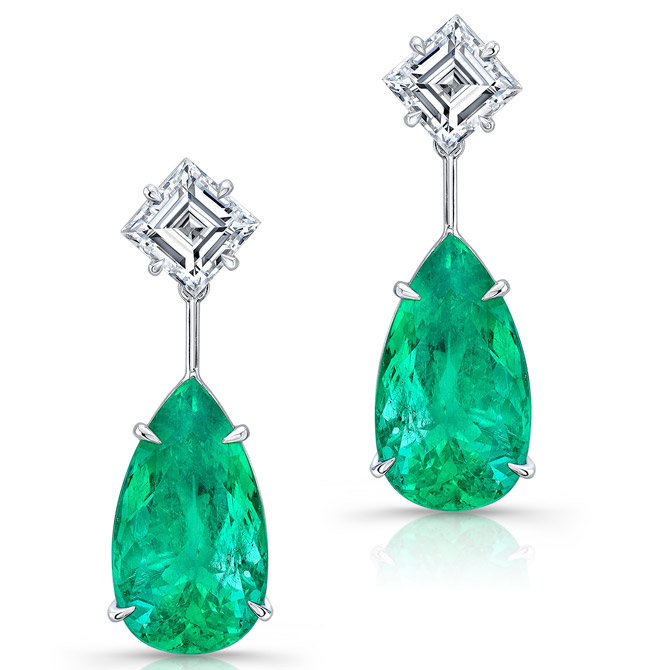 Rahaminov emerald earrings