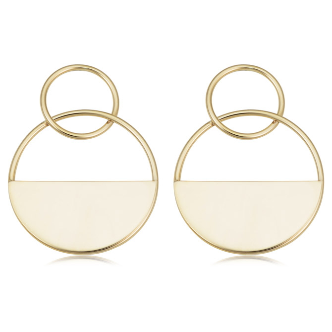 Fremada circle earrings