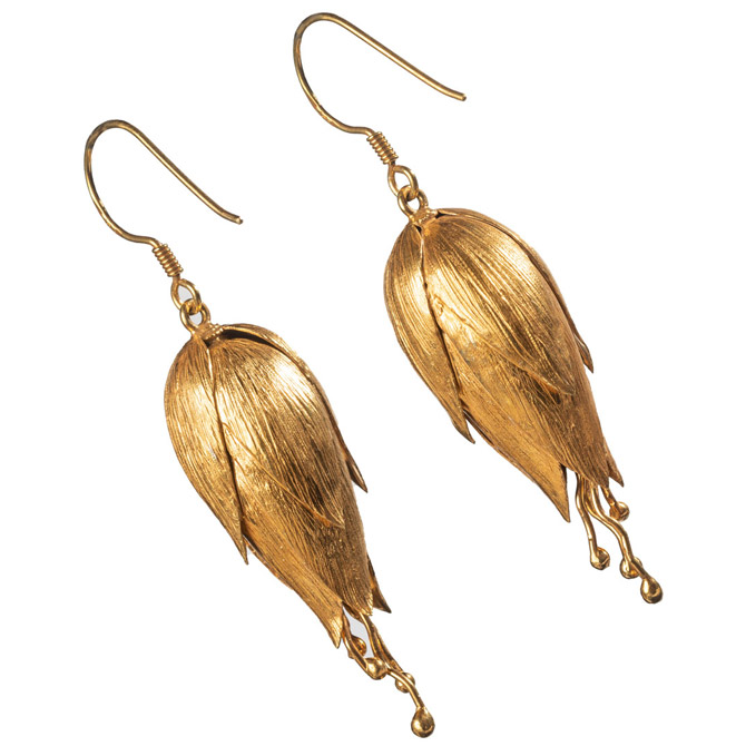 Shunaya gold-plated earrings