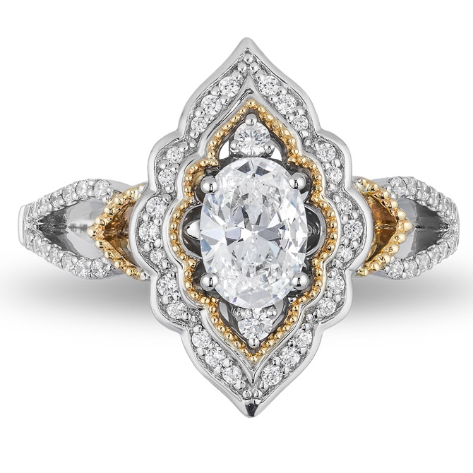 Zales Aladdin diamond engagement ring