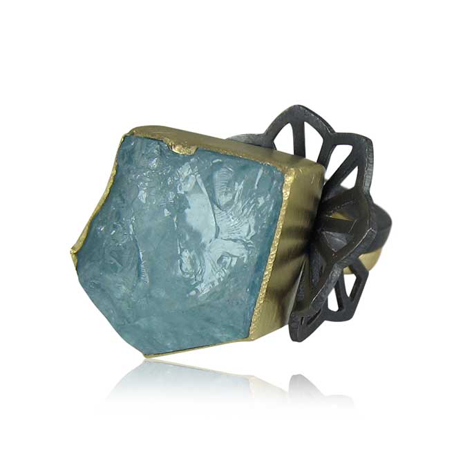 Karin Jacobson double fan ring