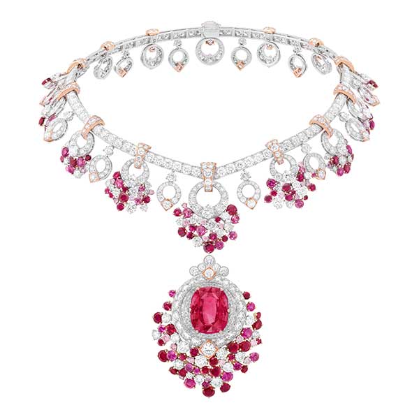 Van Cleef Arpels Jardin de Rubis necklace