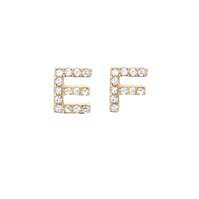 EF Collection initial studs