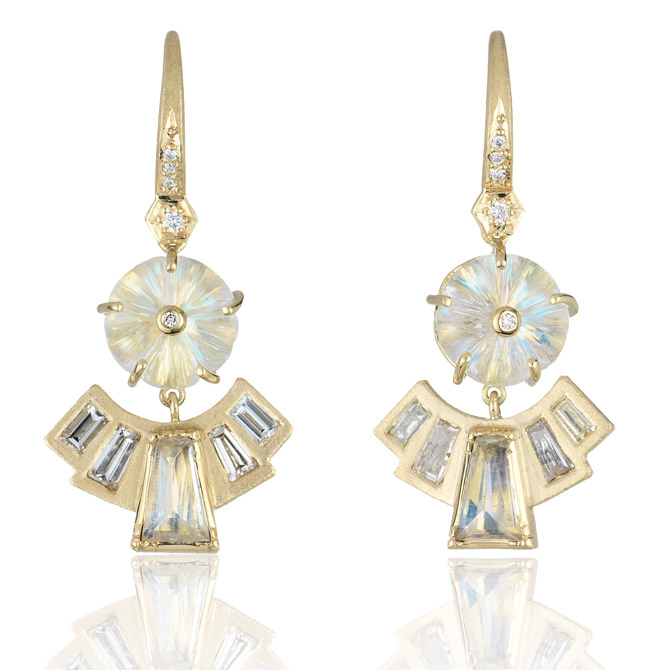 Brooke Gregson Blossom moonstone earrings