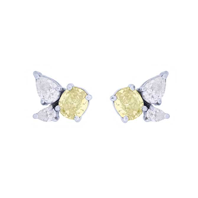 Leila Assam Amalfi diamond earrings