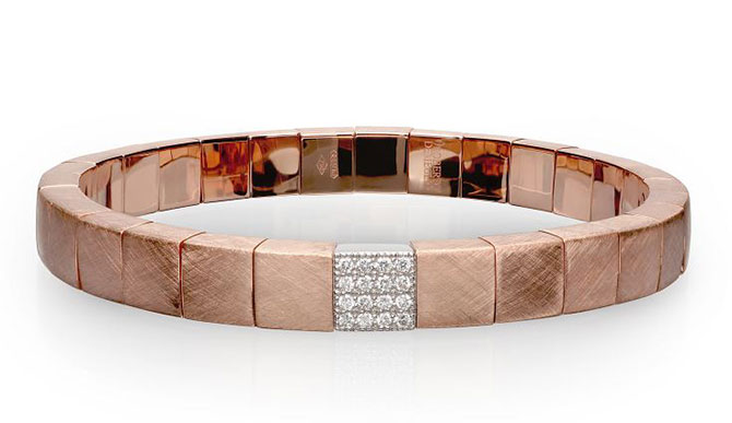 Roberto Demeglio 18k rose gold Scacco bracelet