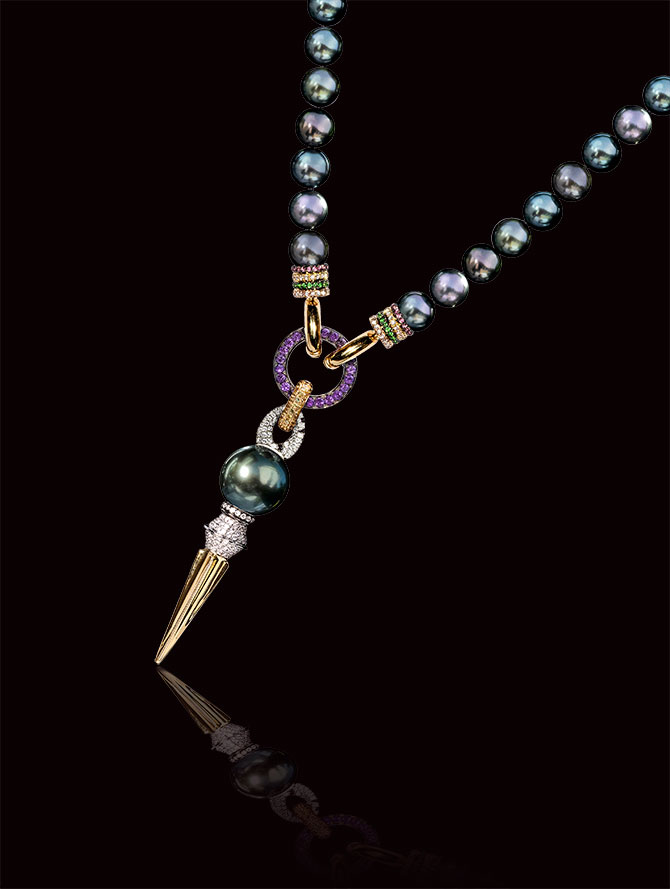 Rosa Van Parys tahitian pearl necklace