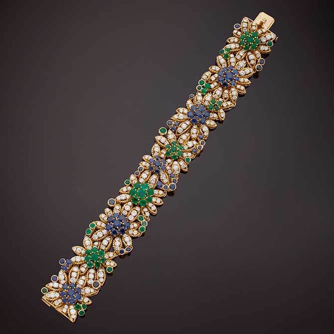 Van Cleef Arpels floral bracelet