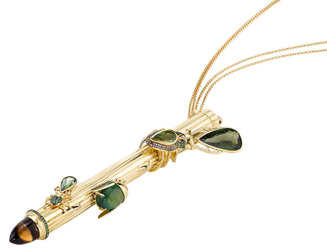 daniela villegas green stag beetle vape holder