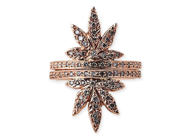 jacquie aiche sweet leaf stack rings