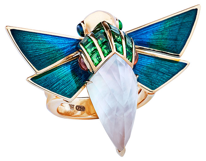 stephen webster jitterbug cuckoo bee ring