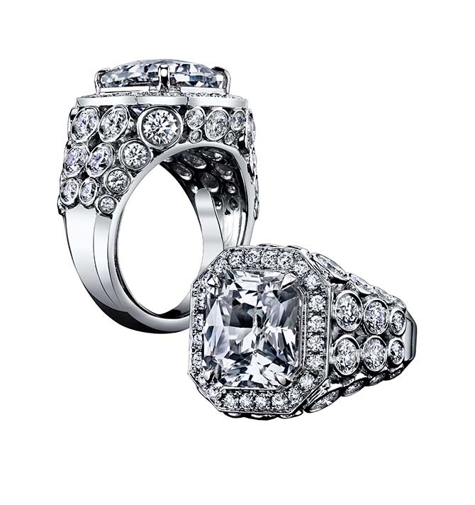 Robert Procop Legacy Brooke white sapphire ring