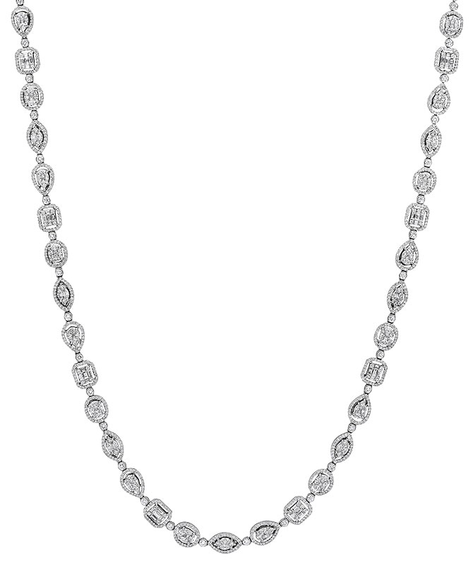 dilamani diamond opera necklace
