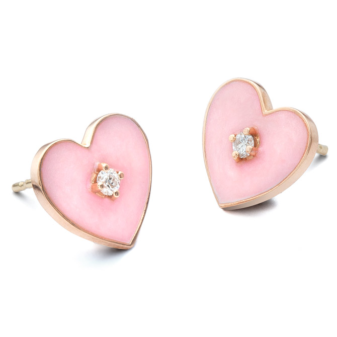 Nora Kogan heart earrings