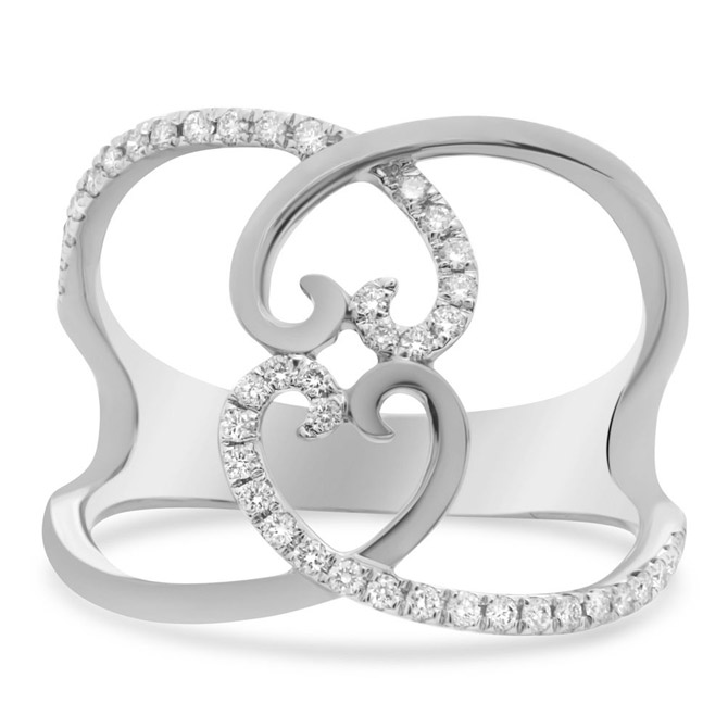 Roman and Jules heart ring