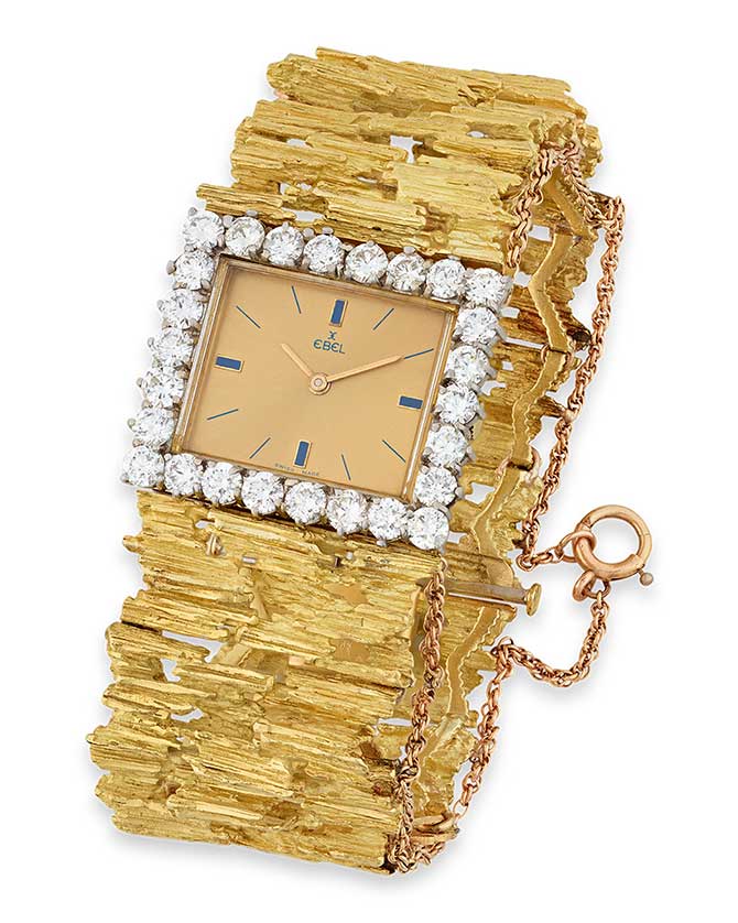 MS Rau Elvis Presley Gold and Diamond Watch