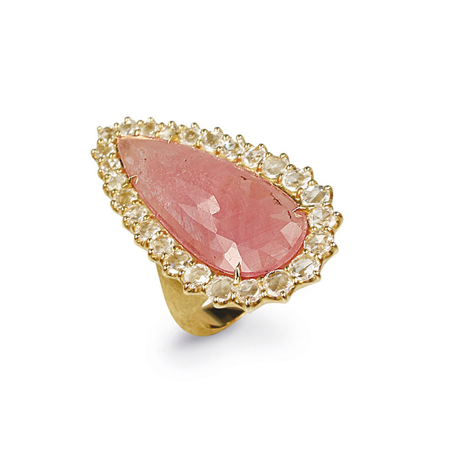 Marco Bicego pink sapphire ring