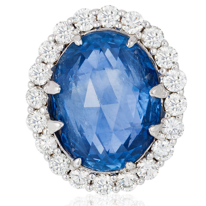 Andreoli sapphire and diamond ring