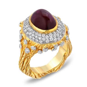 Greenland ruby ring