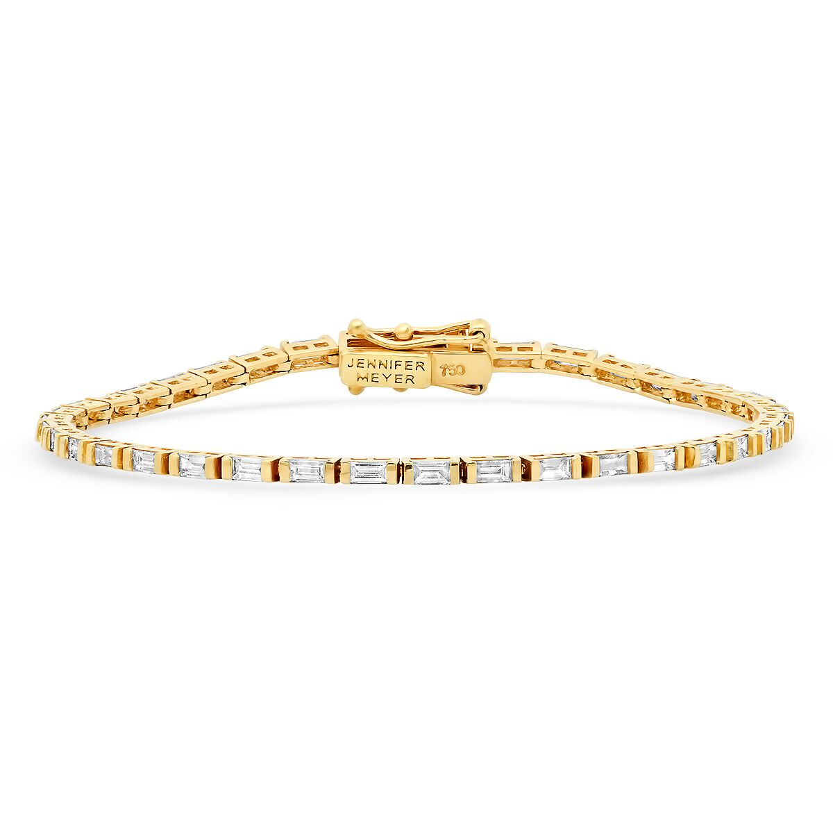 Jennifer Meyer baguette tennis bracelet