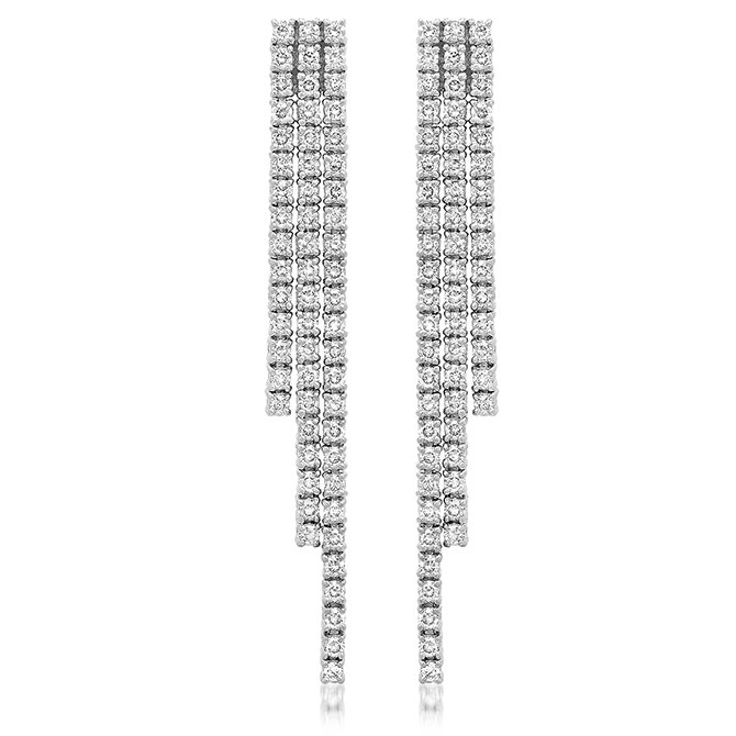 Jennifer Meyer diamond cascade earrings