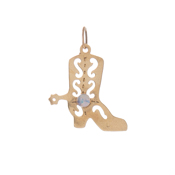 Ariel Gordon cowboy boot charm