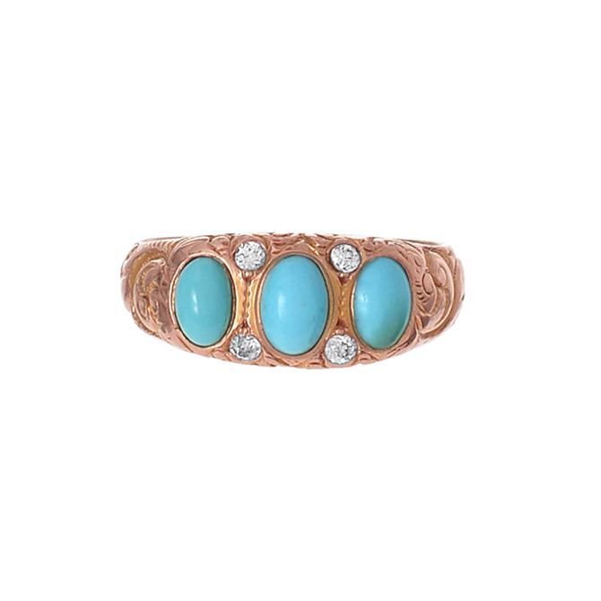 Ariel Gordon vintage turquoise ring