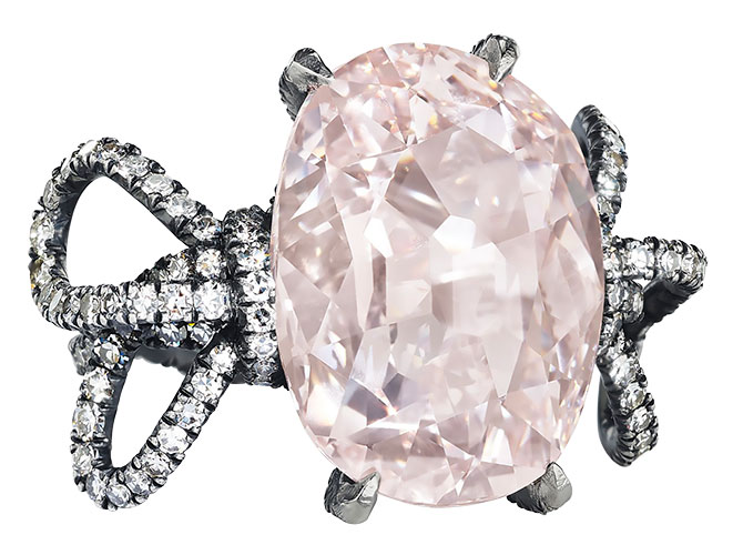 JAR pink golconda diamond ring