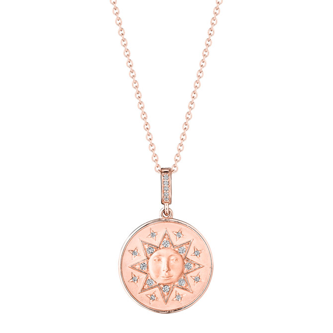 Penny Preville Sun medallion necklace