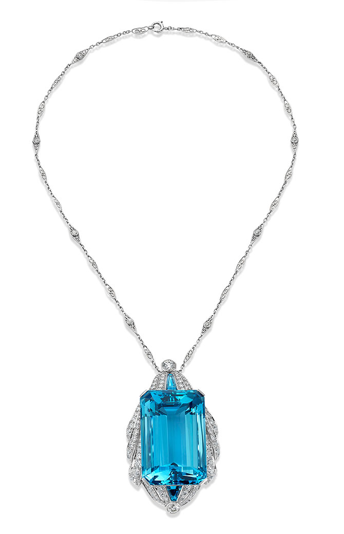 Provident aquamarine necklace