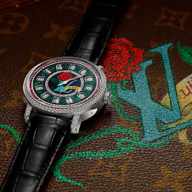 Ink-redible! This Louis Vuitton Watch Was Inspired by Tattoo Art – JCK