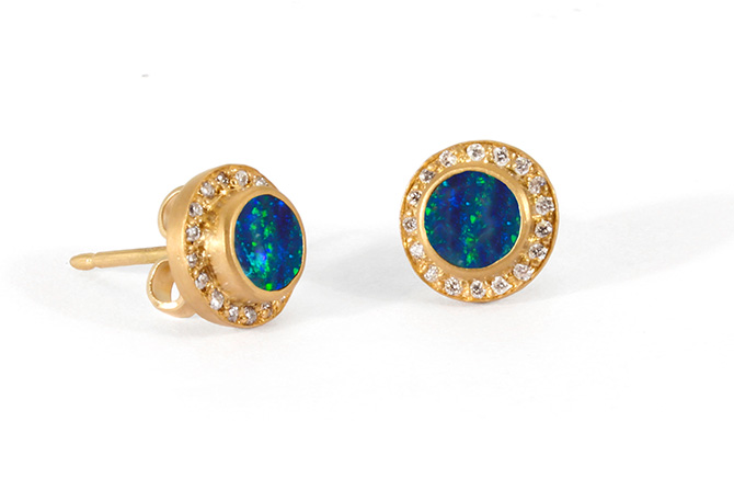 Reinstein Ross Sahara opal studs