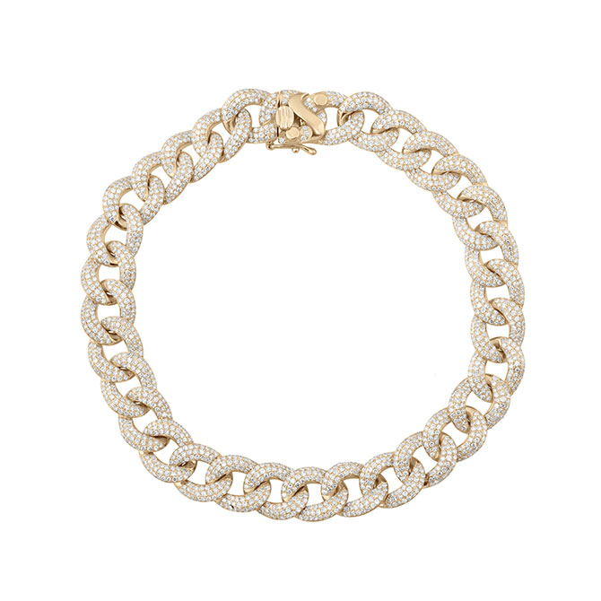 Serena Williams Cuban link bracelet