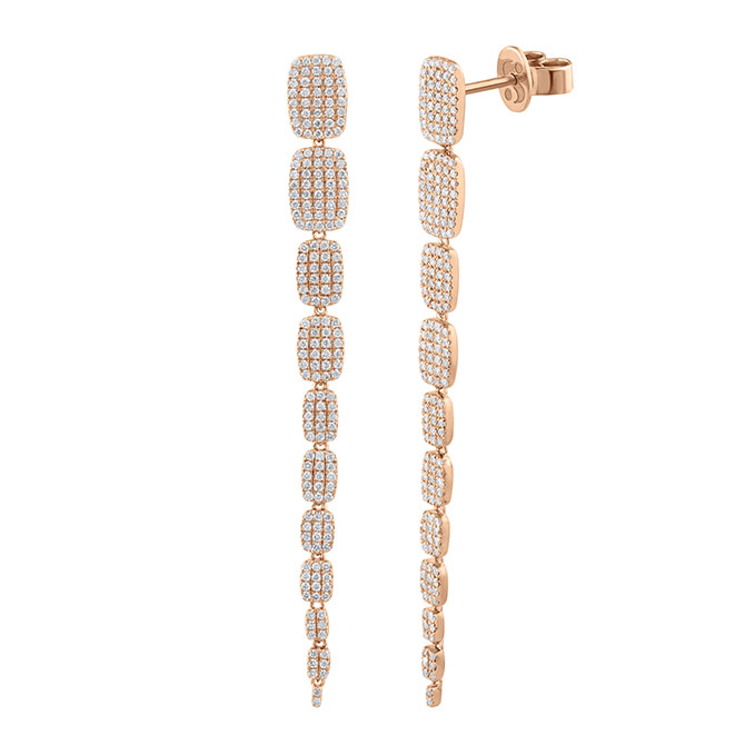 Serena Williams cascading earrings