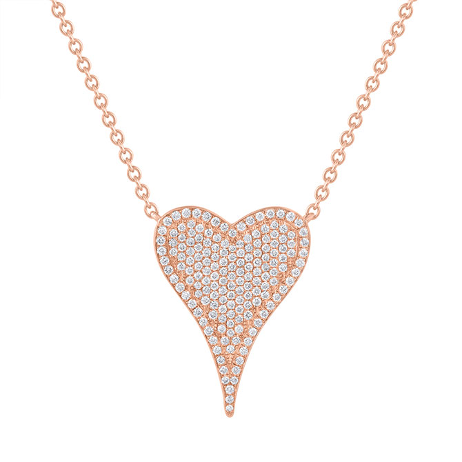 Serena Williams heart necklace