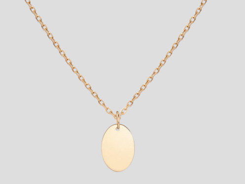 AUrate oval pendant