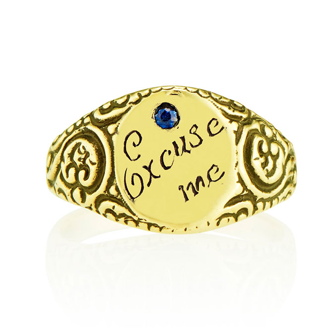 Heavenly Vices signet ring