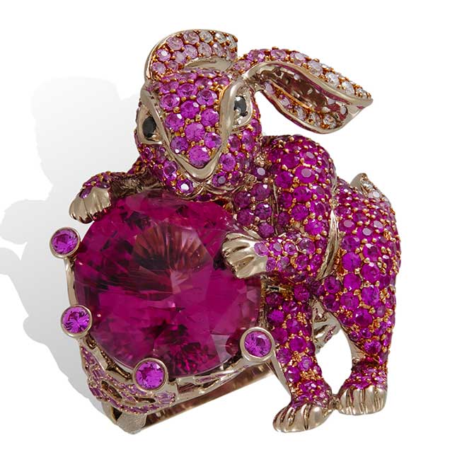 Lydia Courteille rabbit ring