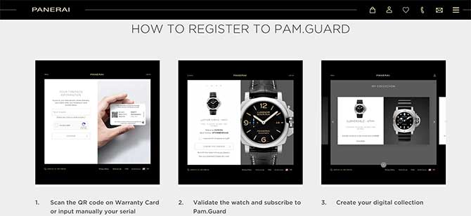 Panerai Pam.Guard screenshot