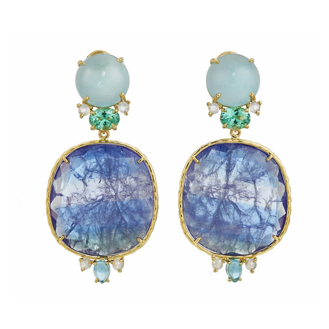 Daria de.Koning Waterfall earrings