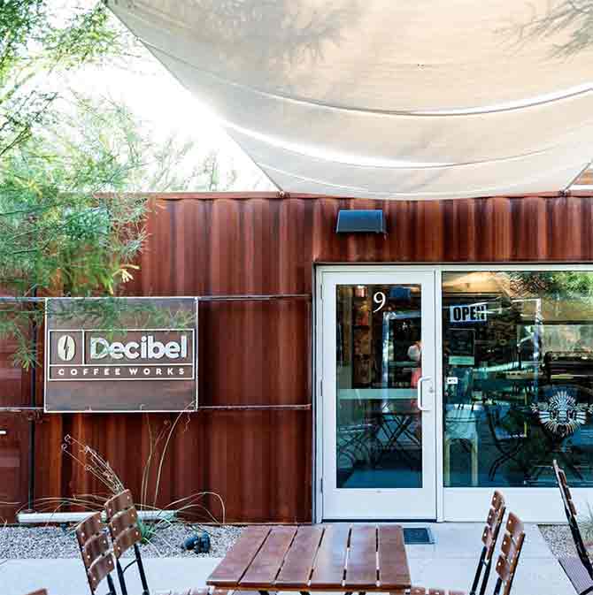 Decibel Coffee Works in Tucson