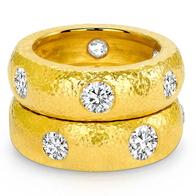 Dorian & Rose 24k gold bands