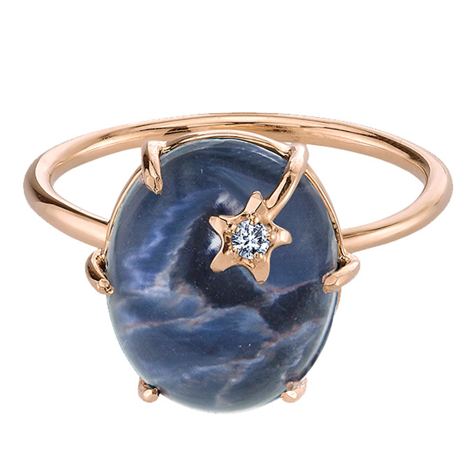 Andrea Fohrman Mini Galaxy pietersite ring