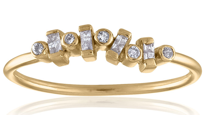 Loriann Jewelry Confetti simple diamond ring