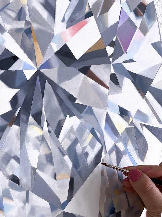Angie Crabtree Diamond Reserve diamond painting